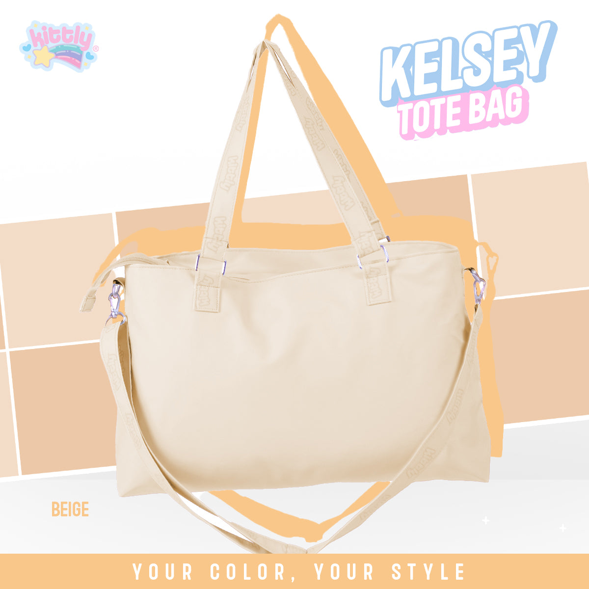 Kittly Kelsey Tote Bag