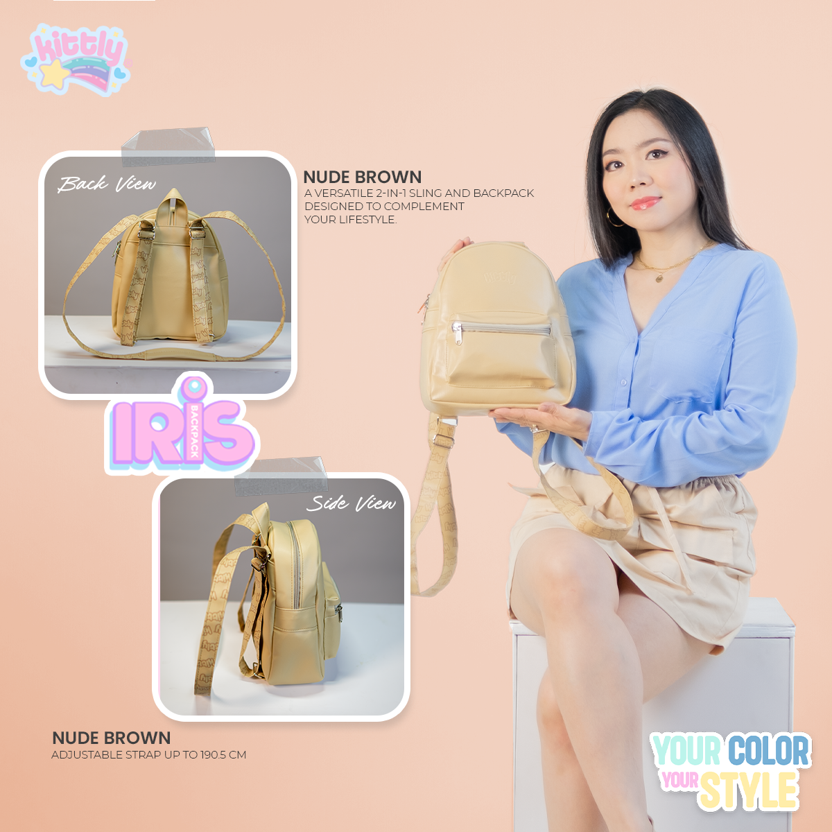 Kittly Iris Mini Backpack