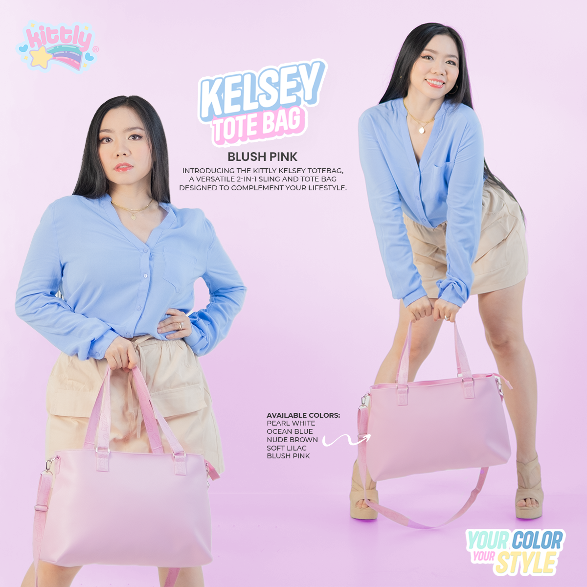 Kittly Kelsey Tote Bag