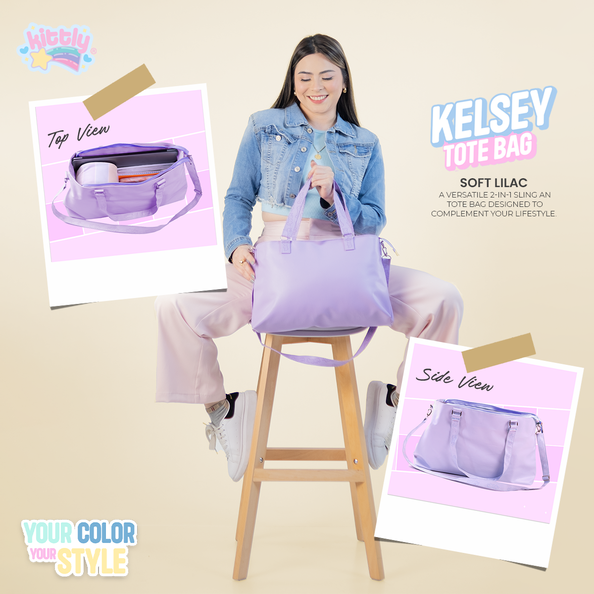 Kittly Kelsey Tote Bag